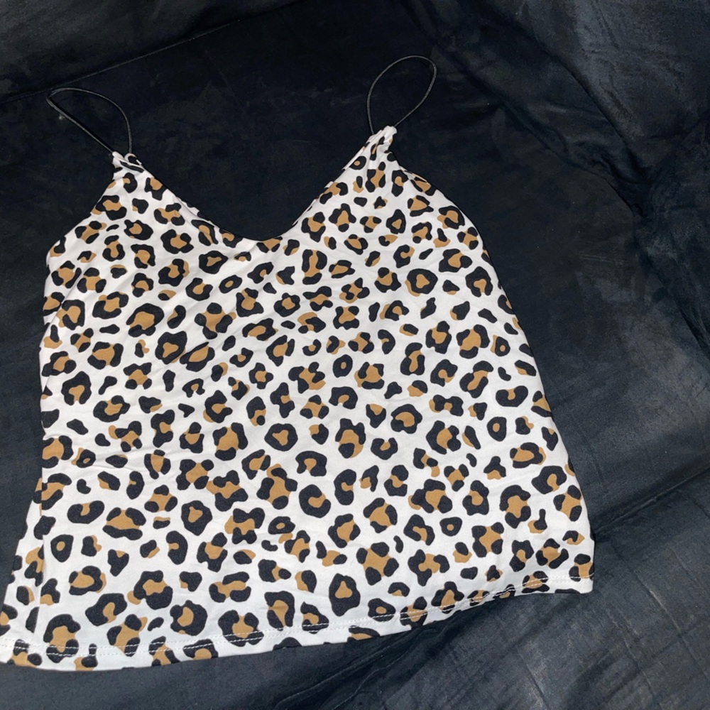 Leopard Print crop tank